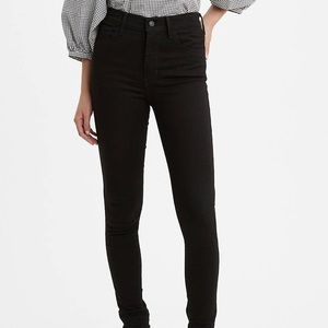 Levi’s High Waisted Black Skinny Jeans - Size 27